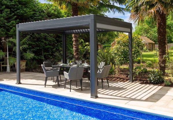 Aluminium Solar Powered Pergola