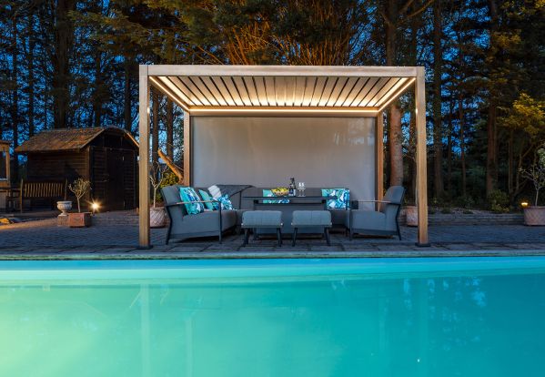 Premier Charlotte Solar Powered Auto Pergola