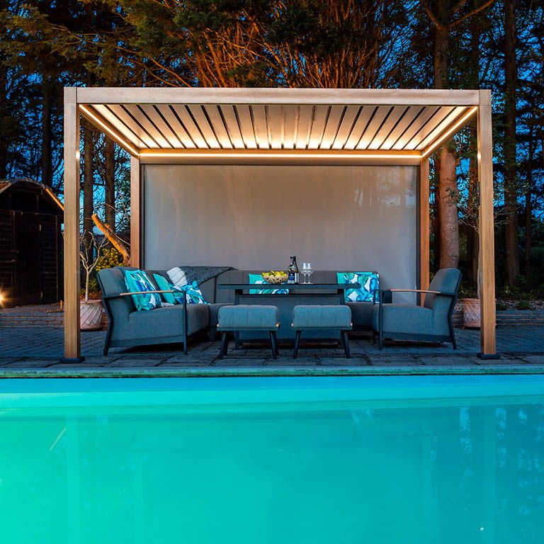 Premier Charlotte Solar Powered Auto Pergola