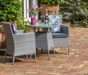 Katie Blake Garden Furniture Sandringham Bistro Set