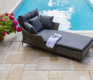 Katie Blake Garden Furniture Mayberry Sun Lounger With Cushion