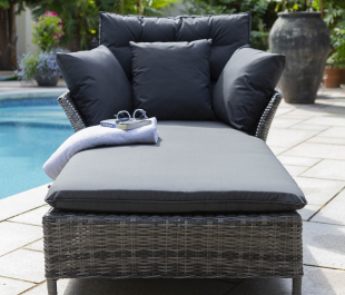 Katie Blake Garden Furniture Mayberry Sun Lounger With Cushion