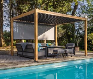 Premier Charlotte Solar Powered Auto Pergola