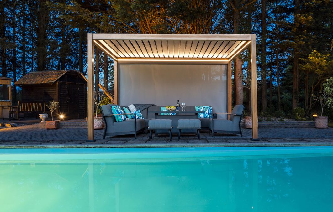 Premier Charlotte Solar Powered Auto Pergola