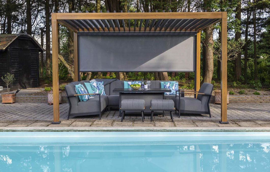 Premier Charlotte Solar Powered Auto Pergola