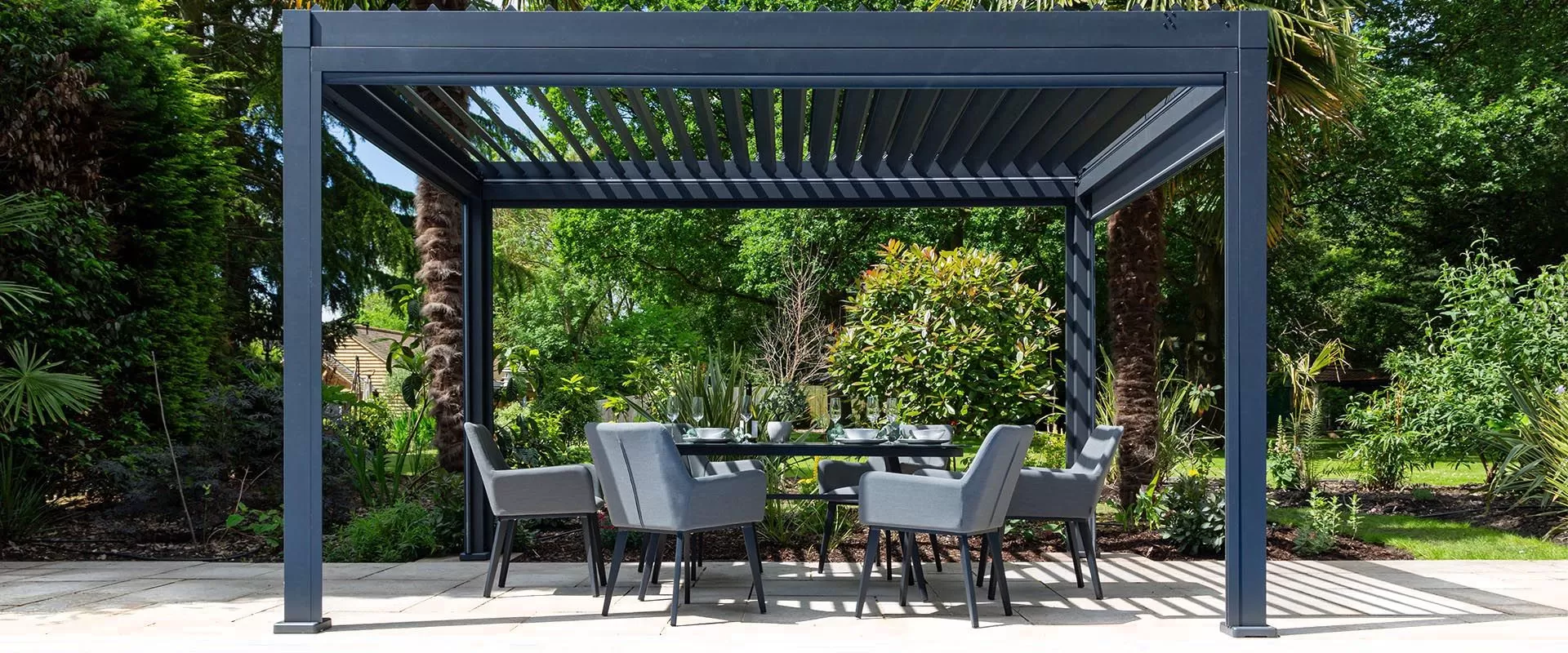 Premier Plus Charlotte Solar Powered Auto Pergola