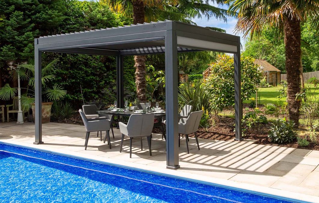 Premier Plus Charlotte Solar Powered Auto Pergola