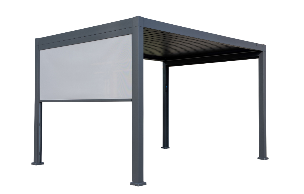 Privacy Blind Charlotte Solar Pergola