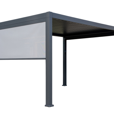 Privacy Blind Charlotte Solar Pergola