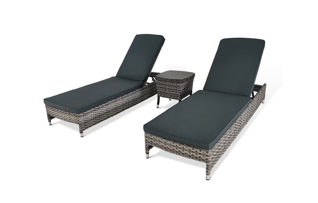 Katie Blake Mayfair Rattan Sun Lounger Set