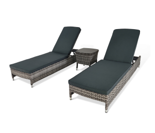 Katie Blake Mayfair Rattan Sun Lounger Set