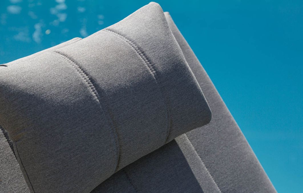 Andora Fabric Adjustable Sun Lounger