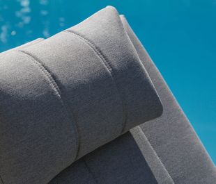 Andora Fabric Adjustable Sun Lounger