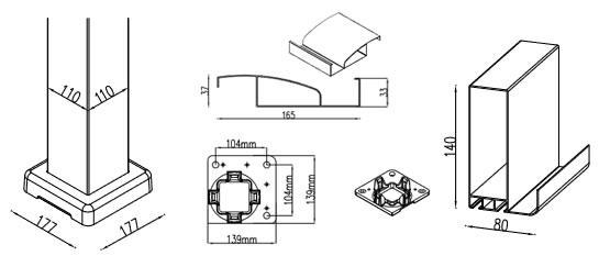 Deluxe Charlotte Manual Aluminium Pergola