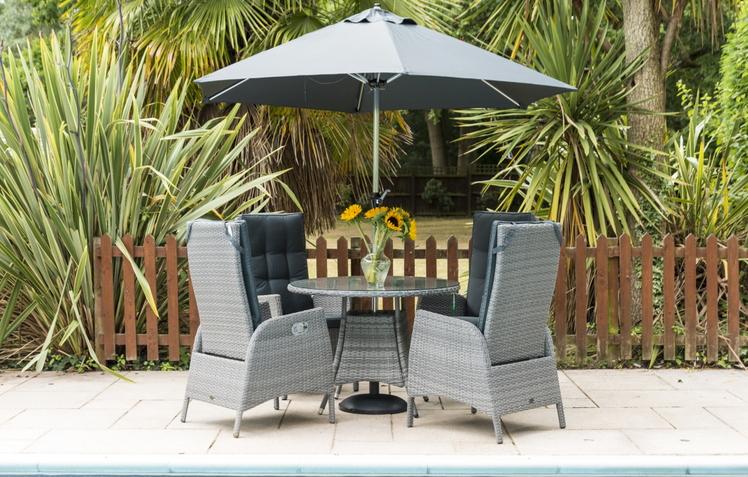 Katie Blake Garden Furniture Sandringham 4 Chair Reclining Set