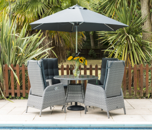 Katie Blake Garden Furniture Sandringham 4 Chair Reclining Set