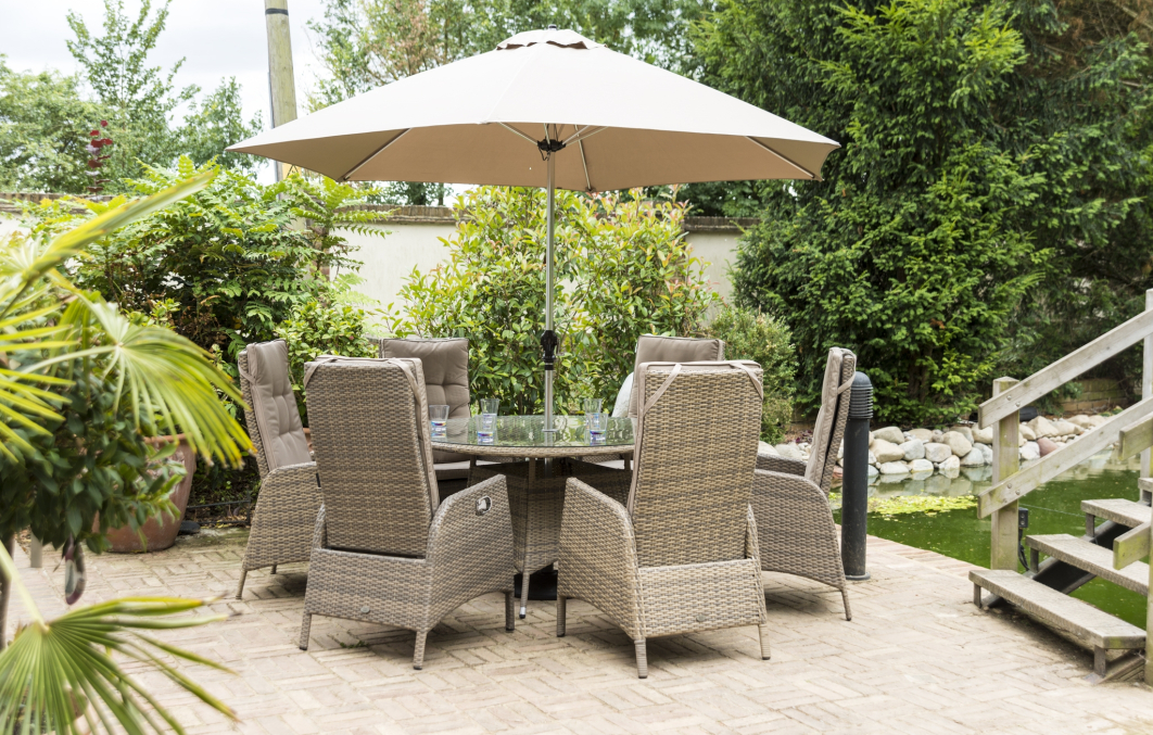 Katie Blake Garden Furniture Sandringham 6 Chair Reclining Set