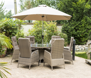 Katie Blake Garden Furniture Sandringham 6 Chair Reclining Set