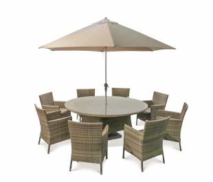 Katie Blake Garden Furniture Sandringham 8 Chair Dining Set