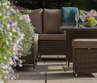 Katie Blake Garden Furniture Sandringham Compact Corner Set