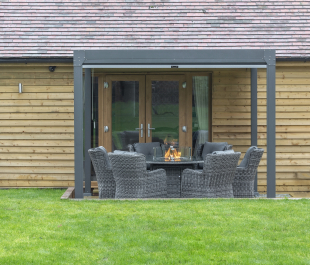 Charlotte Aluminium Slatted Pergola