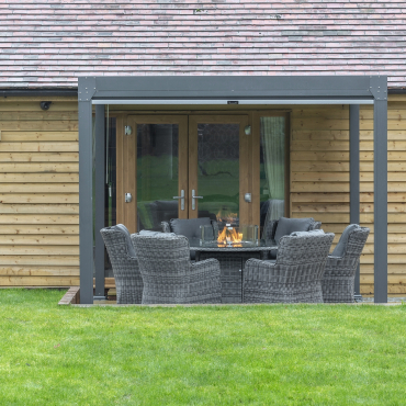 Charlotte Aluminium Slatted Pergola