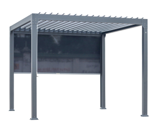 Charlotte Aluminium Slatted Pergola