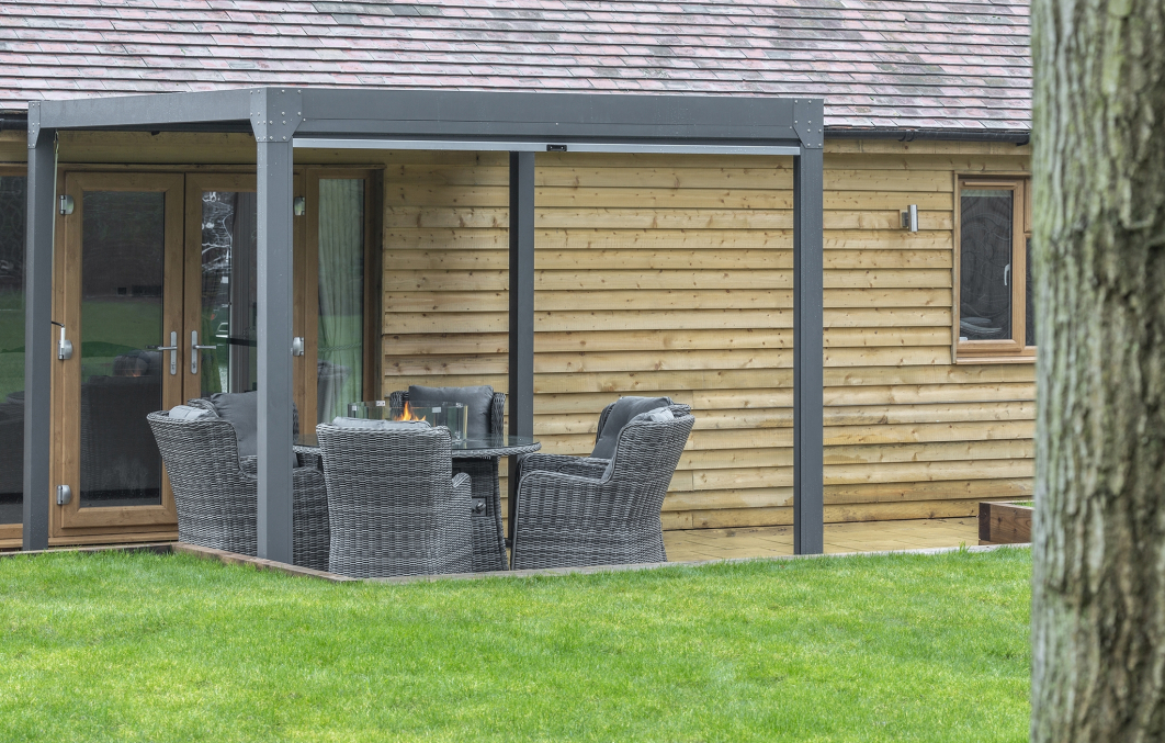 Charlotte Aluminium Slatted Pergola