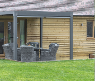 Charlotte Aluminium Slatted Pergola