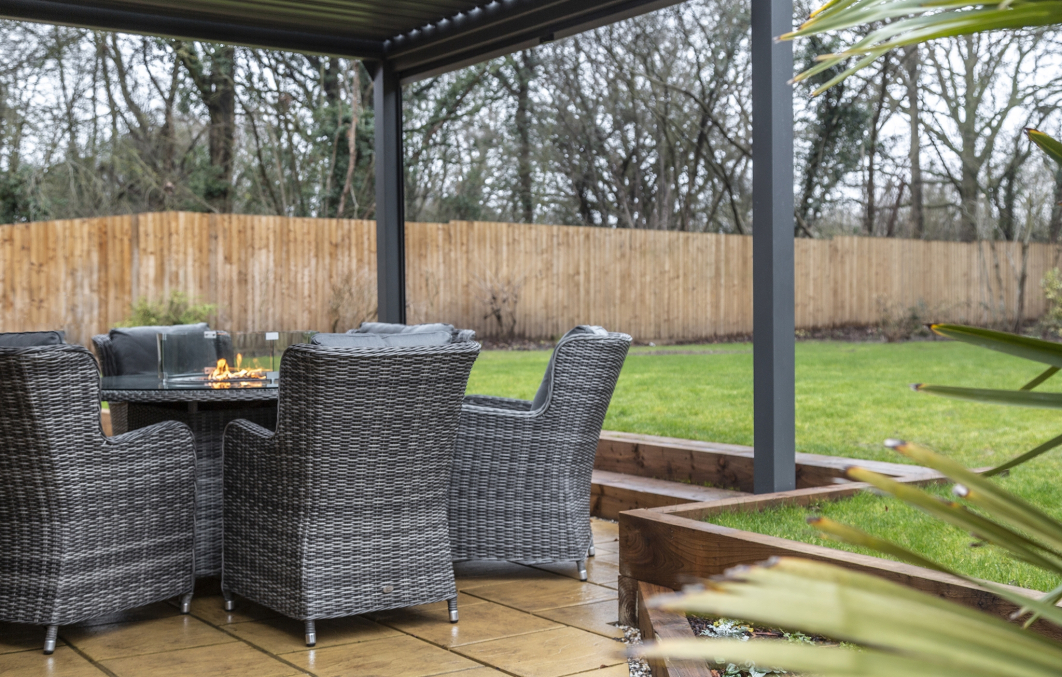 Charlotte Aluminium Slatted Pergola