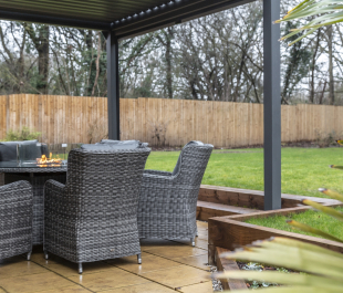 Charlotte Aluminium Slatted Pergola