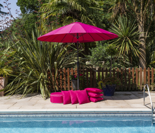 Fuschia garden furniture makeover set