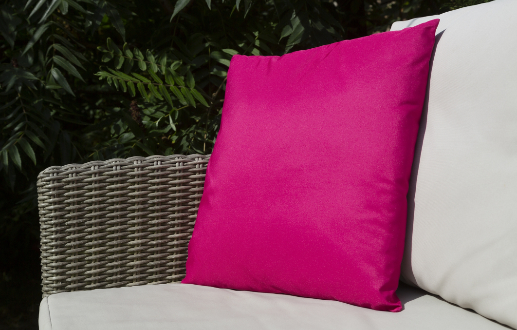 Showerproof Scatter Cushion Fuchsia