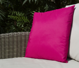 Showerproof Scatter Cushion Fuchsia