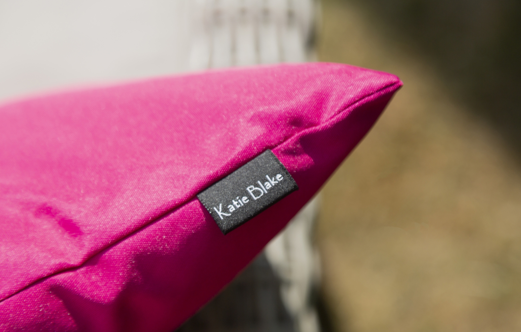 Showerproof Scatter Cushion Fuchsia