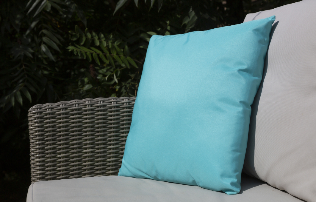 Showerproof Scatter Cushion Aqua