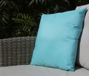 Showerproof Scatter Cushion Aqua