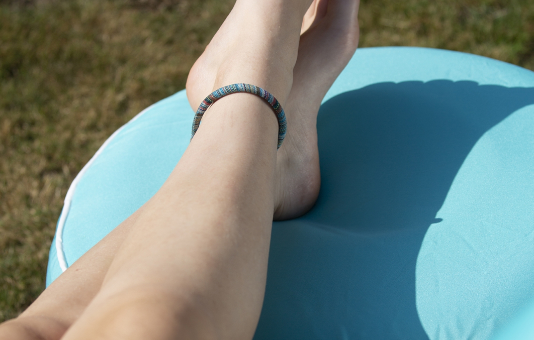 Water Resistant Inflatable Footstool