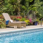 Katie Blake Garden Furniture Mayberry Sun Lounger With Cushion