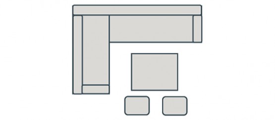 Seville Square Adjustable Corner Set