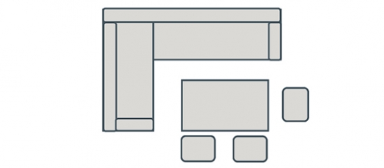 Everyday Basics KD High Dining Corner Unit