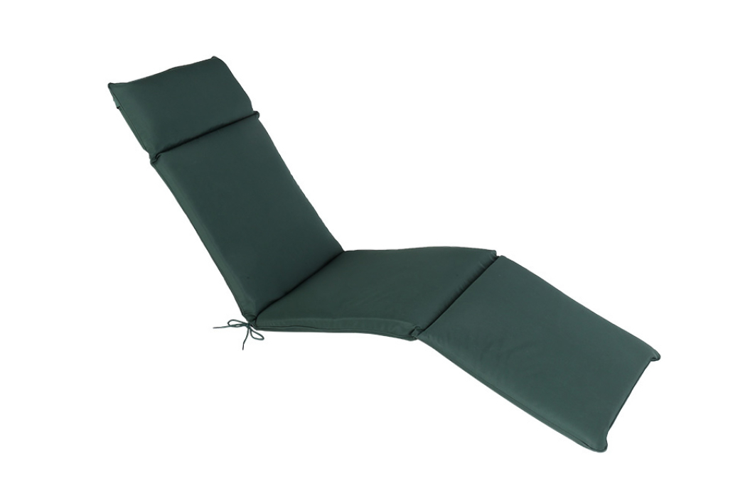 Green chaise store lounge cushions