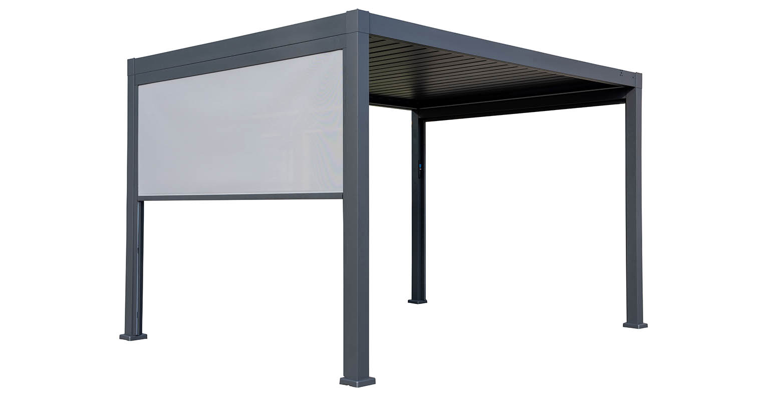 Charlotte Solar Powered Auto Aluminium Pergola