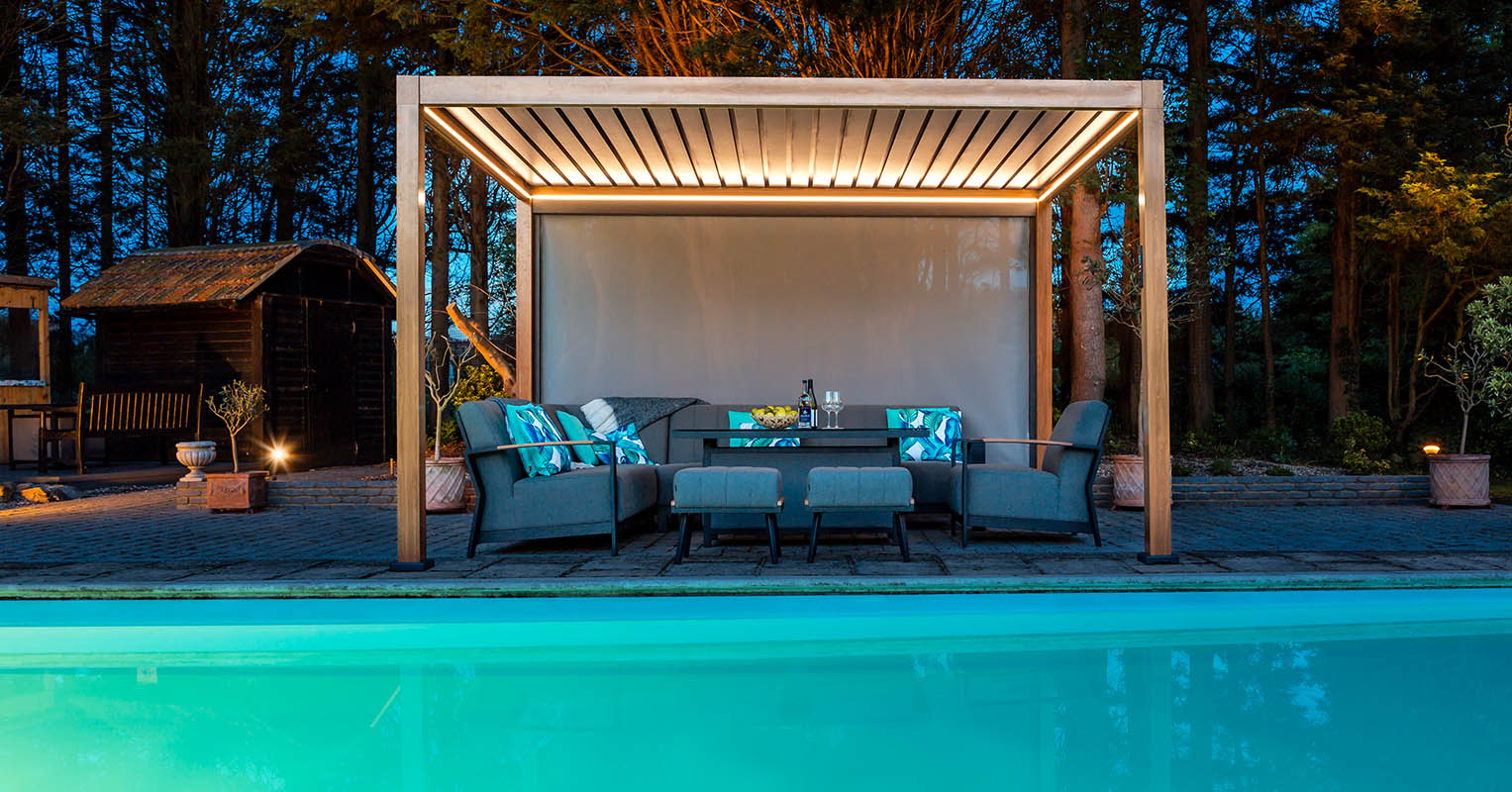 Premier Charlotte Solar Powered Auto Pergola