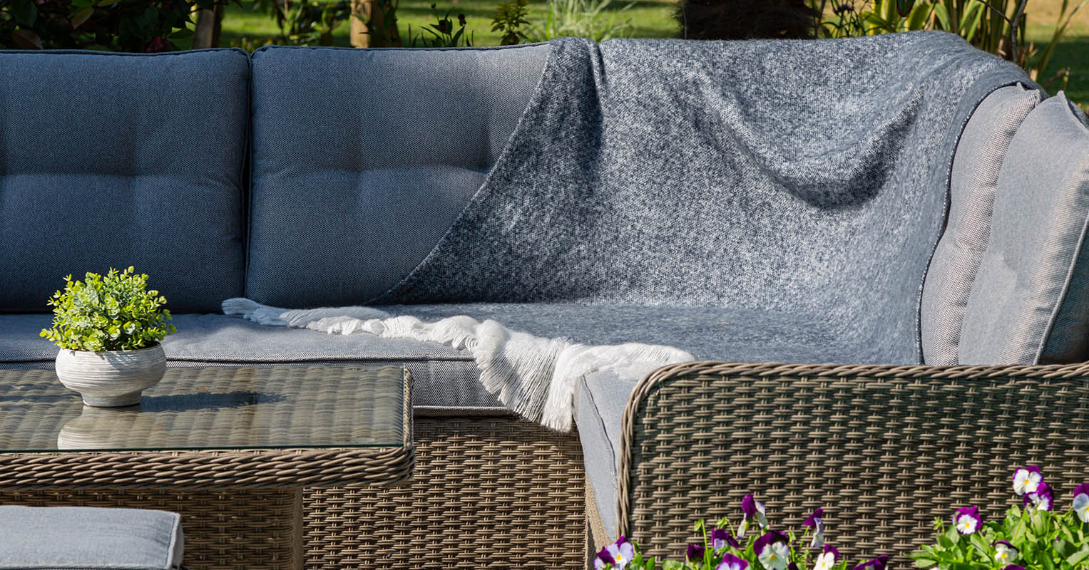 Katie Blake Outdoor Garden Sofa Throw